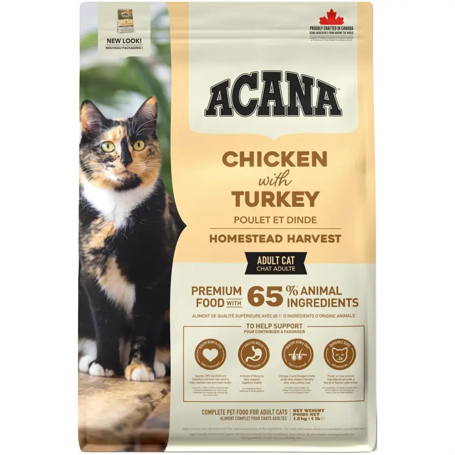 Bedste tørfoder til katte Acana Cat Homestead Harvest