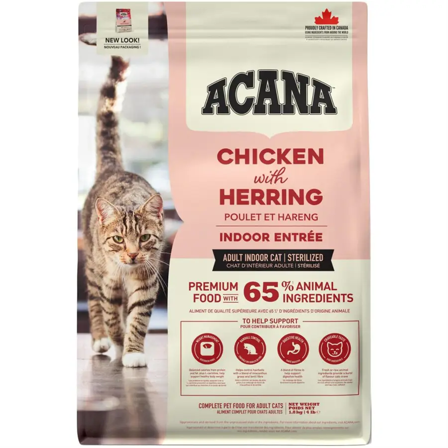 Bedste tørfoder til katte Acana Cat Indoor Entrée