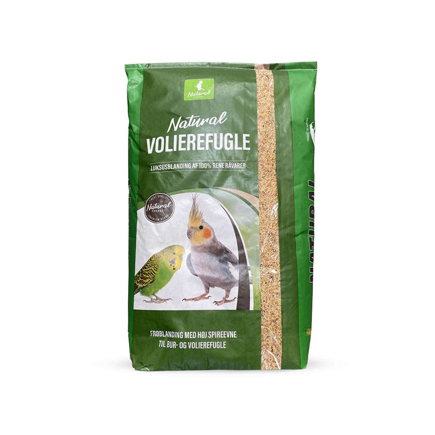 Bedste fuglefoder til tamfugle Natural King Standard Undulat