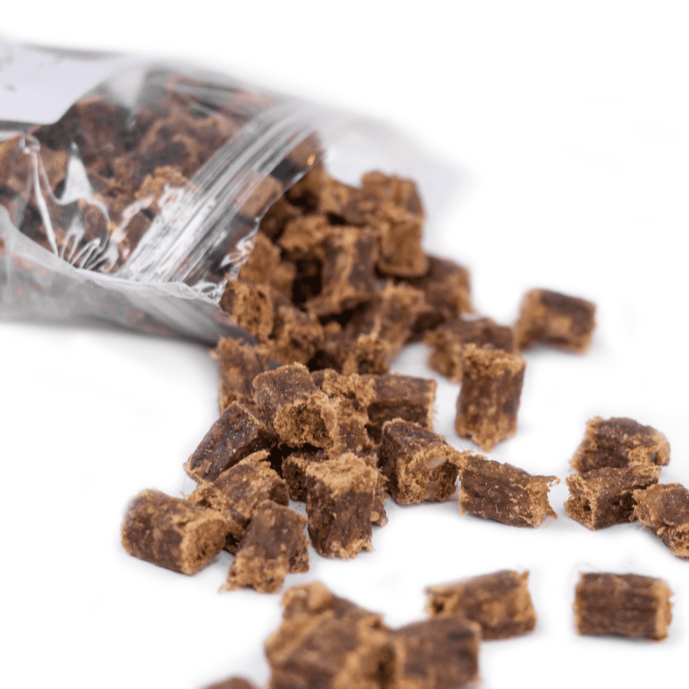 Snackit lammeterninger hundegodbidder som sikkert alternativ til menneskemad