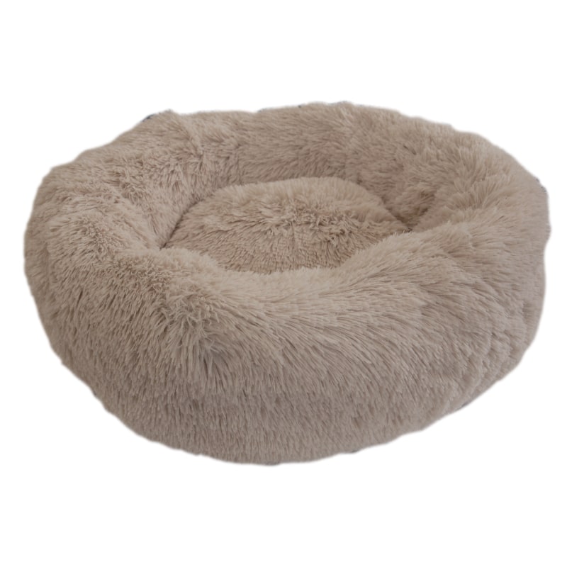 Beige hundeseng til hvalp