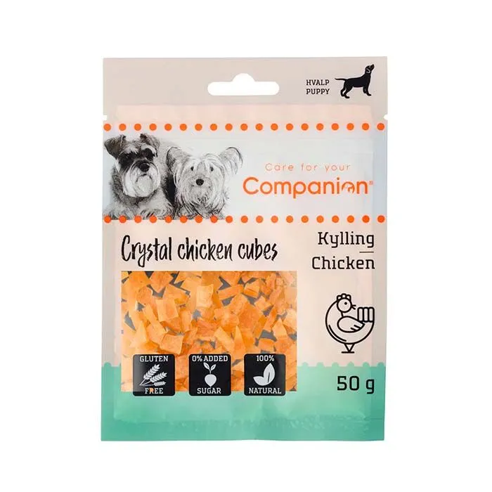 Companion Mini Chicken Cubes godbidder til hvalp