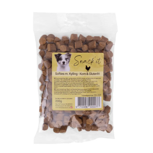 Softies med kylling kornfri og glutenfri hundegodbidder