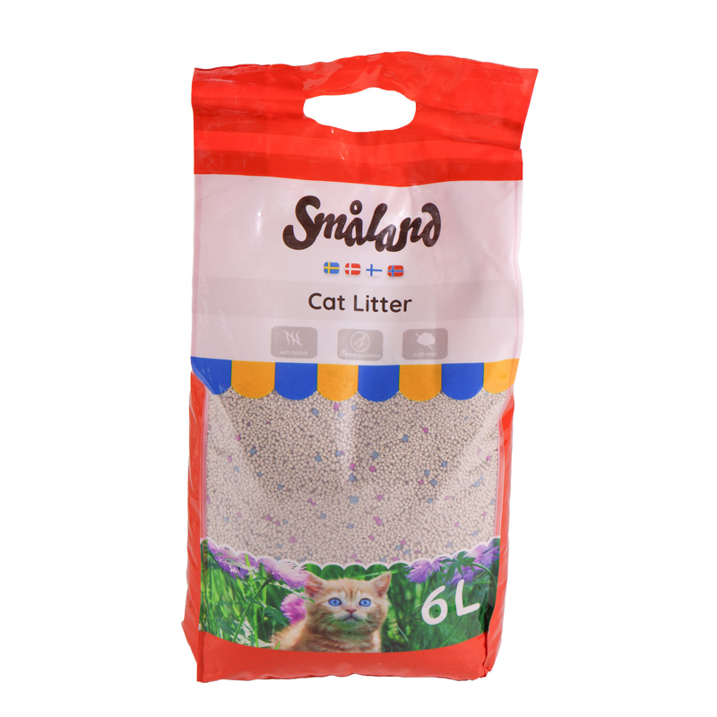Småland bentonit kattegrus 6 liter til killing